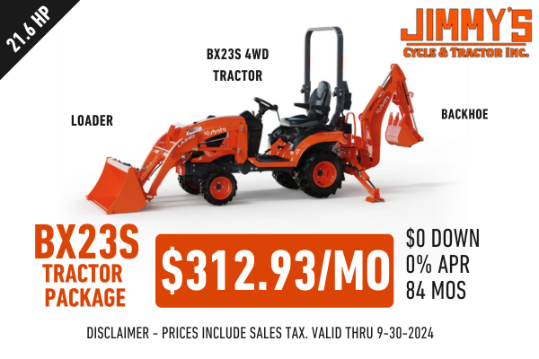 BX23S Jimmys Tractor Package updated 7-31